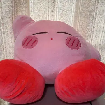 커다란 커비 봉제 인형