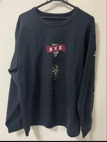 [ 새상품급 ] GOD SELECTION XXX 롱T 맨투맨 블랙