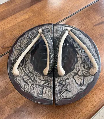 둥근 나막신 오동나무 일본 나막신 일본제