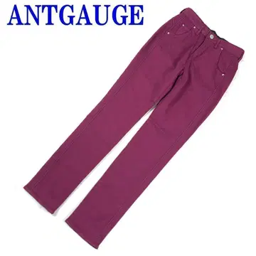 ANTGAUGE (안트게이지) 스트레치 스키니 팬츠 퍼플 M C9107