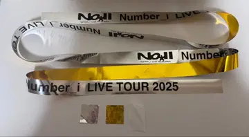 Number_i 2025 No.1l 은색 테이프 1개 + 낙하물 3개