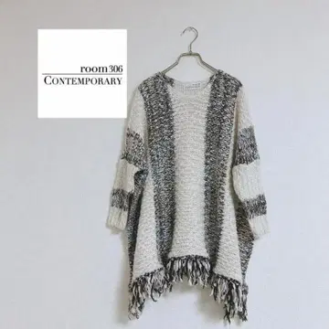 room306 contemporary 니트 판초 믹스 관:336