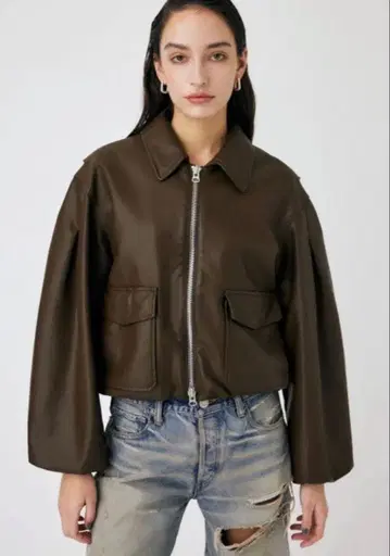 moussy 가죽 자켓