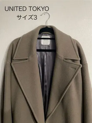 UNITED TOKYO 울 트렌치코트 타이로켄코트 사이즈 3