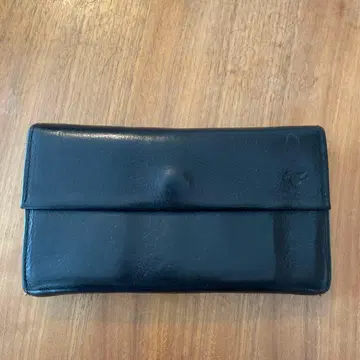 소트 sot 블랙 가죽 장지갑 소가죽