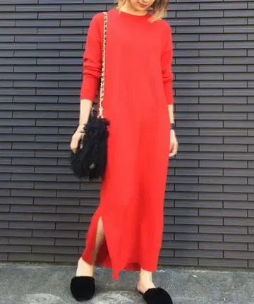 리에스 롱 니트 원피스