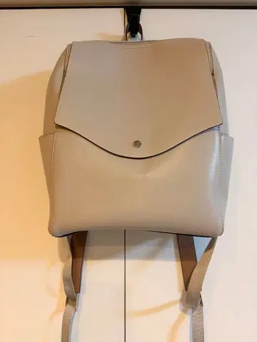 그레이지 가죽 플랩 백팩