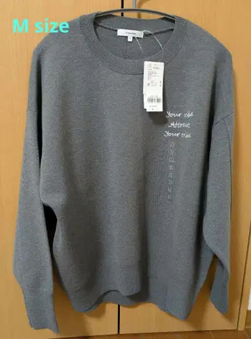 글로벌 워크 맨투맨 크루넥 풀오버 M 그레이