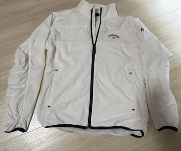 나일론 자켓 M 사이즈 화이트 캘러웨이