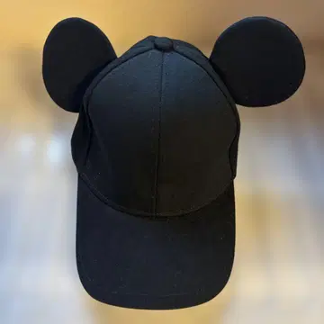 미키 귀 달린 블랙 캡