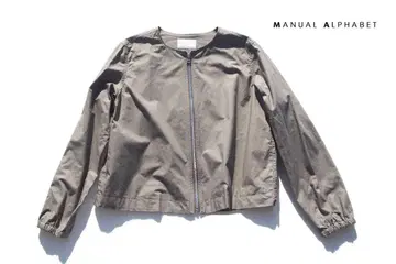 MANUAL ALPHABET 마뉴얼 알파벳 노카라 블루종