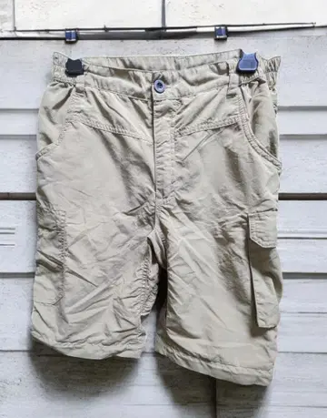 베이지 XL 사이즈 카고 팬츠