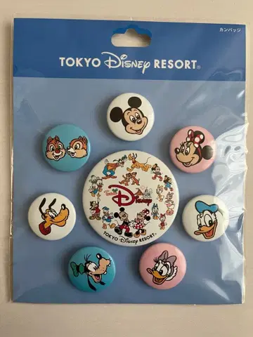 도쿄 디즈니 리조트 핀 배지 9개 세트 팀 디즈니