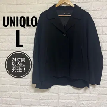 새상품급 UNIQLO+J 유니클로 울 블렌드 자켓 L
