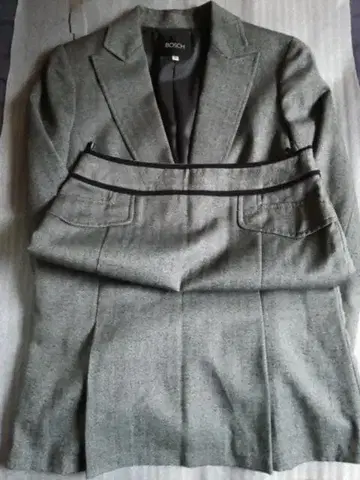 BOSCH 울 실크 블렌드 자켓 & 스커트 셋업 수트