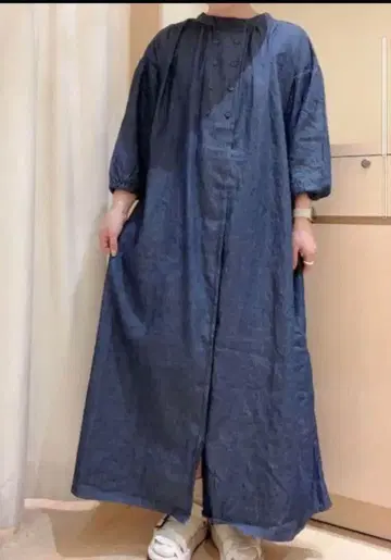 새상품 사만사 모스모스 더블 버튼 원피스