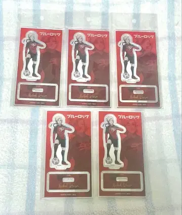 [ 익명 배송 ] 블루 록 이세탄 아크릴 스탠드 미하엘 카이저 5세트