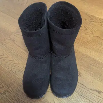 TOP DRY 블랙 어그 부츠