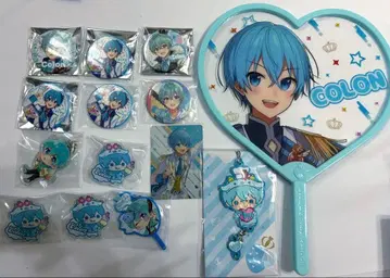 스토푸리 코론 부채 캔뱃지 키링