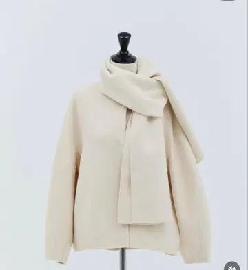 새상품 clore+ 클로레 캐시미어 혼방 스톨 코트