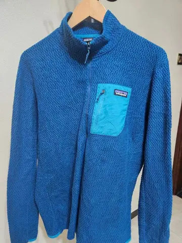 파타고니아 R1 풀 집업 자켓 L 블루