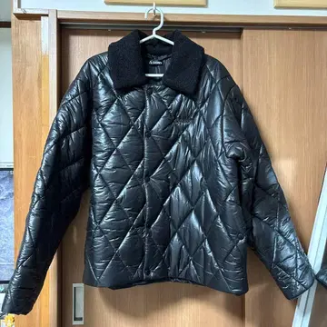 GERRY 보아 옷깃 퀼팅 다운 자켓