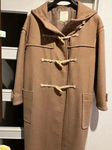 B:MING by BEAMS 베이지 더플 코트 S