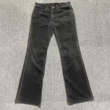 TOMORROWLAND 페이드 코듀로이 플레어 팬츠 블랙