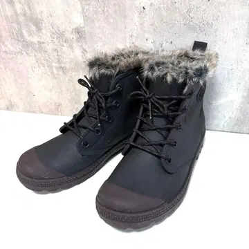 [워크맨] 방수 방한 숏부츠 블랙 S 레이스업 안쪽 기모