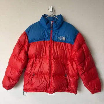 THE NORTH FACE 다운 자켓 빨간색/파랑 눕시700