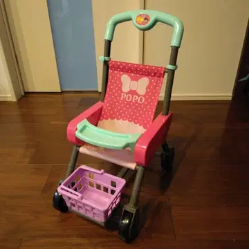 포포짱 카트 핑크 스카이블루 바스켓 포함