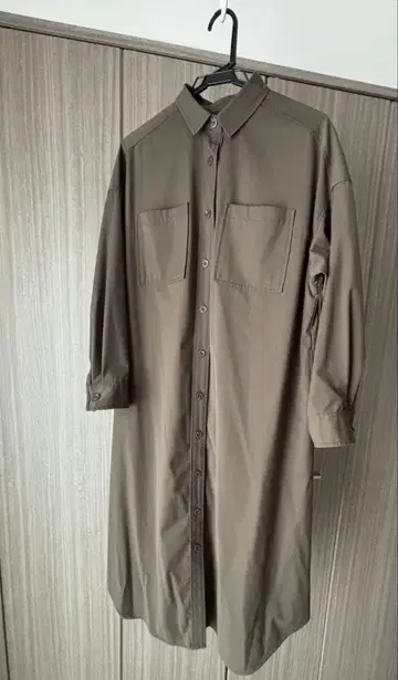 PLST 플라스테 박시 셔츠 원피스 롱 원피스 오버 사이즈