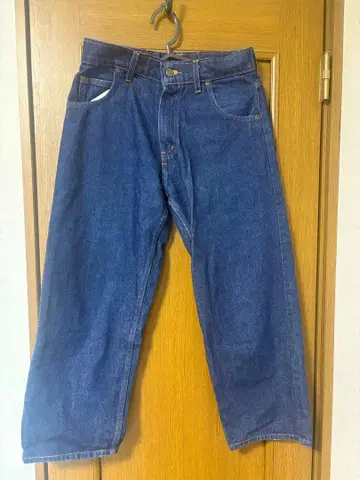 PRSN BLU 다크 블루 데님 와이드 레그