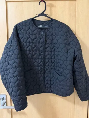 ZARA 블랙 퀼팅 자켓