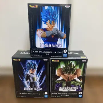 드래곤볼 BLOOD OF SAIYANS 피규어 세트