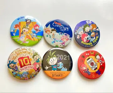 Kidzania 캐릭터 캔뱃지 세트