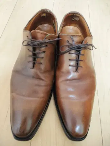 REGAL 브라운 가죽 드레스 슈즈 GORE-TEX