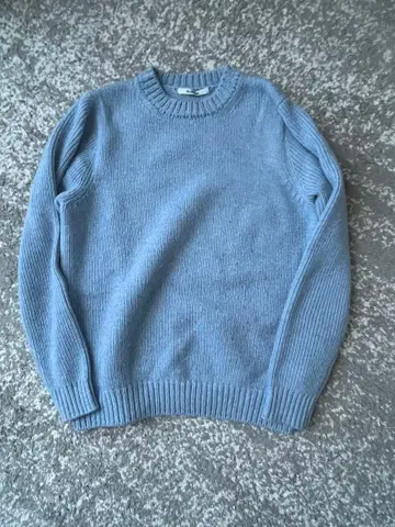 SLOANE 캐시미어 혼방 라이트 블루 스웨터 사이즈 2