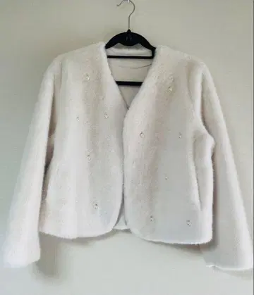 무스탕 자켓 숏 기장 코트