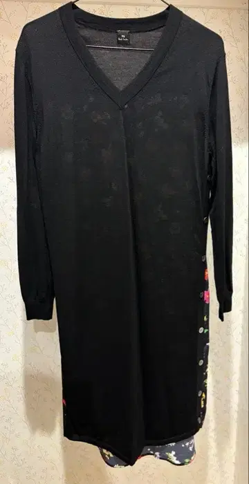 꽃무늬 스커트 긴팔 원피스 M