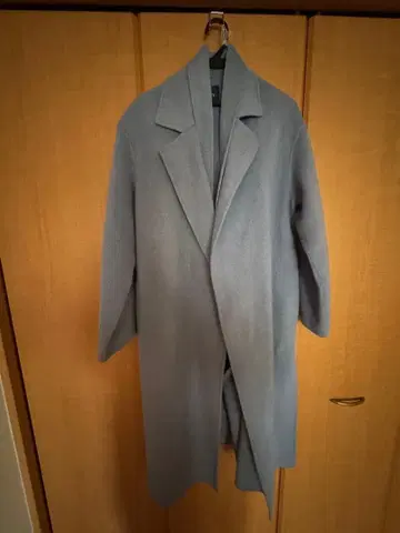 Theory 블루 롱 코트 S 띠어리