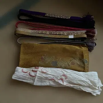 오비 고정 띠 오비 장식 세트