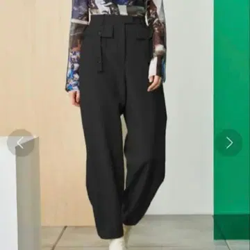 .UNITEDTOKYO/로우 그래비티 코쿤 팬츠/블랙/사이즈 1