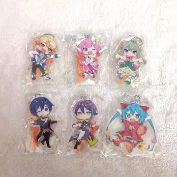 프로젝트 세카이 스탠드 부착 아크릴 키체인 6점 세트 프로세카 라스트