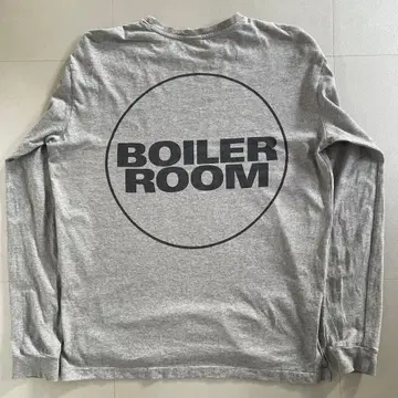 보일러 룸 티셔츠 XL 그레이