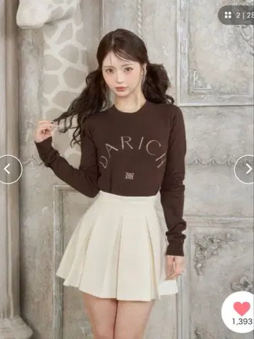 Darich 로고 니트탑