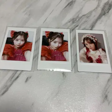 FRUITS ZIPPER 츠키아시 아마네 프린트 폴라로이드 세트