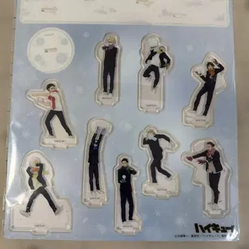 하이큐!! 아크릴 스탠드 8체 세트 디오라마