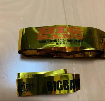 BIGBANG 라이브 금 테이프