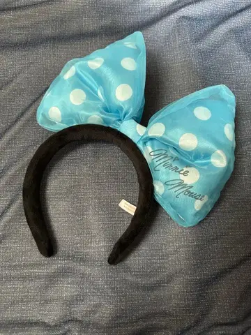 미니 마우스 도트 리본 머리띠